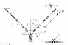 V-String Assembly - Tangent Suspension, Single Conductor, 25K